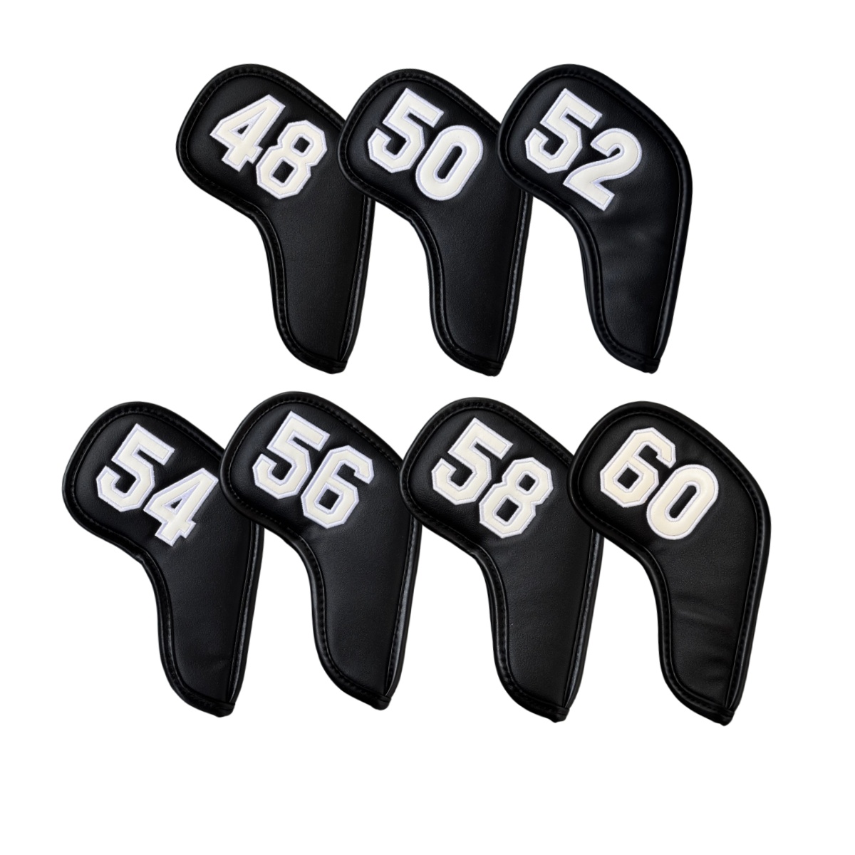 Golf Equipment Organizer - PU-Leder Golfschlägerkopfhüllen für Sand Wedges, große