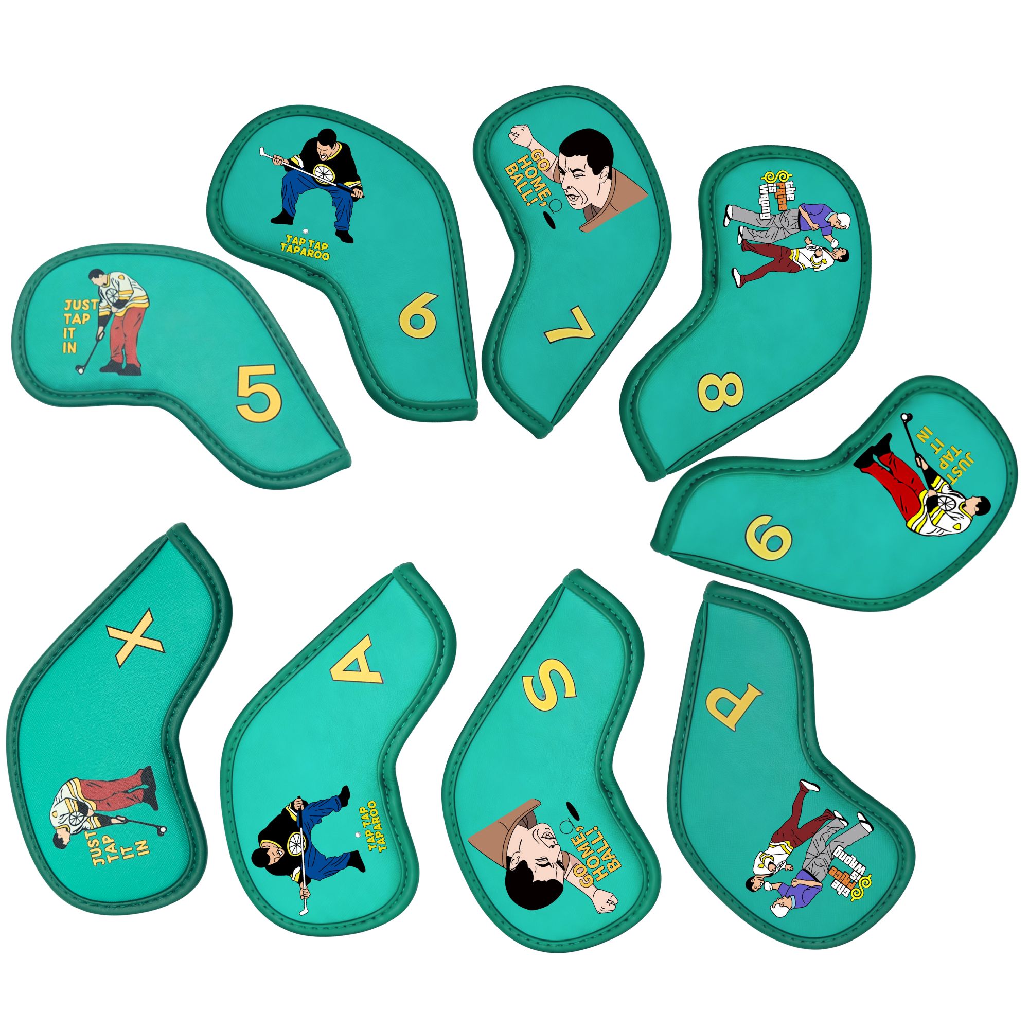 9 Stück Golf-Eisenhüllen mit l – Golf Equipment Organizer Bewertung und Preis